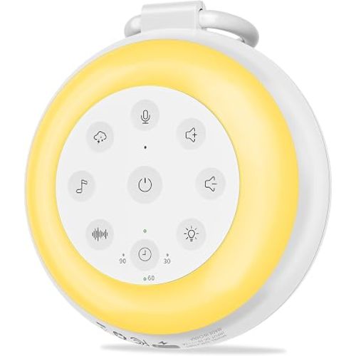 MEGATEK Portable Sound Machine, White Noise Machine for Sleeping