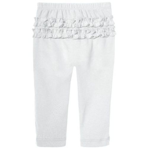 City Threads Usa-made Baby Ruffle Butt Soft Cotton Leggings | Purple - Newborn