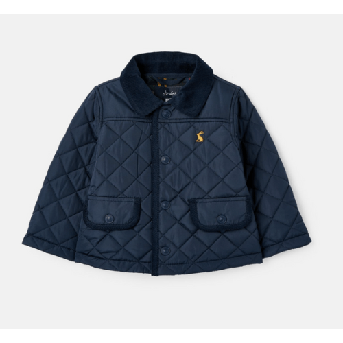 Joules Milford Quilted Infant Jacket - Navy | Krizia Martin