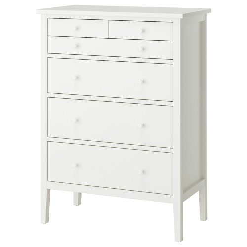 GULLABERG 6-drawer dresser - white/anchor/unlock function 35x18 7/8x48 "