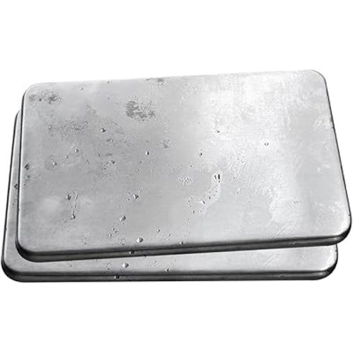 Outset Stainless Steel Ice Packs, Set of 2 Travel Ice Packs, 7” x 4.75” x 0.5”