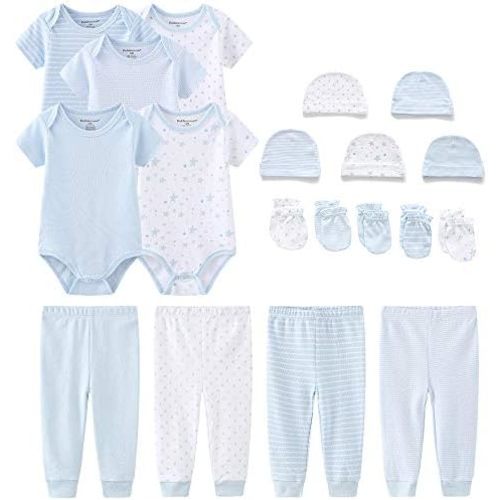 Kiddiezoom Newborn Baby Girl Boy Clothes Baby Outfits Pants Bodysuits Gifts Set Layette Set 0-3 Months