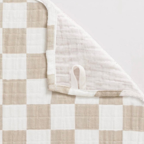 Itzy Ritzy Breastfeeding Boss Multi-Use Cover – A Nursing Cover, Swaddle, Car Seat Wrap, Tummy Time Mat & Burp Cloth All in One – Made of Soft Muslin Fabric & Measures 47” x 47” (Checkerboard)