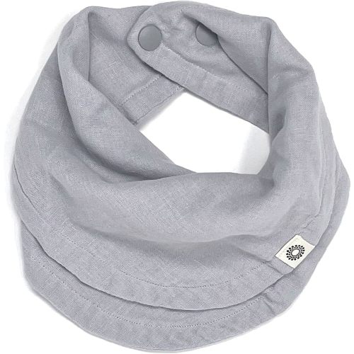 Kishu Baby Indi Infinity Scarf Bib - Sanforized GOTS Organic Cotton Muslin Bib