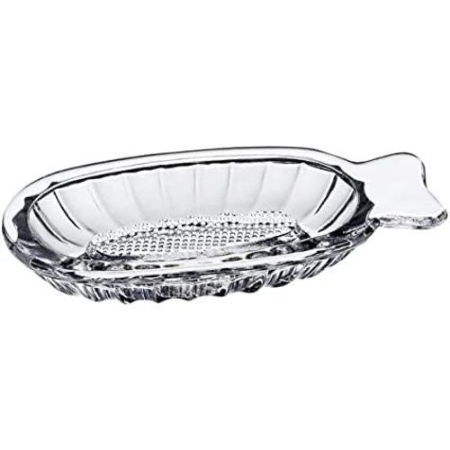 Glass Vegetable Grater for Ginger, Garlic, Onion, Small Glass Food Processor, Fruit Grater for Babies, Healthy Lead-Free Crystal Glass Apple Grater