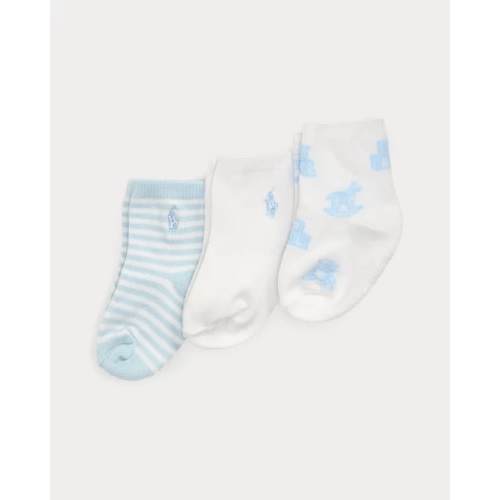 Polo Bear Ankle Sock 3-Pack