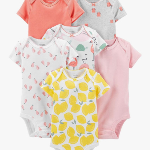 Simple Joys by Carter's Baby Girls' 6-Pack Sleeveless Bodysuit