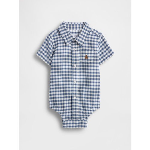 Baby Gingham Oxford Bodysuit