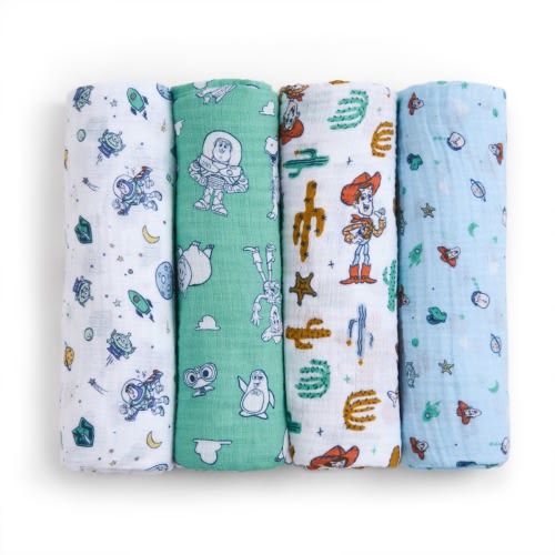 aden + anais Disney™ Toy Story essentials cotton muslin swaddles 4 pack