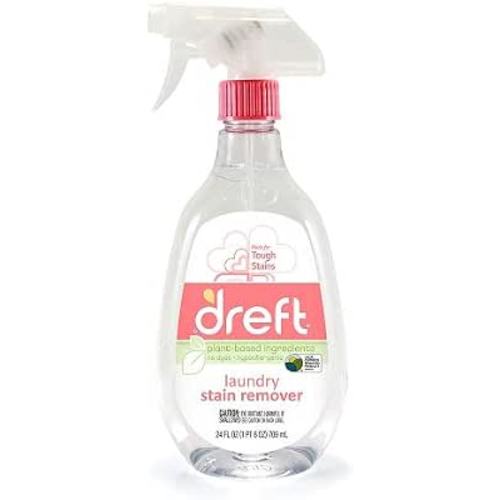 Dreft Stain Remover for Baby Clothes, Laundry Stain Remover Spray, Hypoallergenic Stain Treater, 22 Fl oz (Pack of 2)