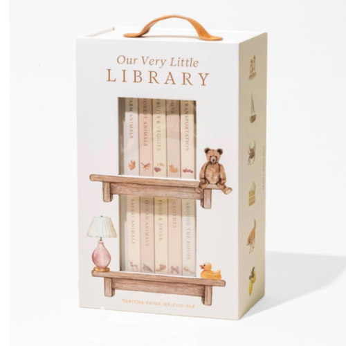 Our Very Little Library Board Book Set: A Foundational Language Vocabulary Board Book Set for Babies (Tabitha Paige Children's Book Series)