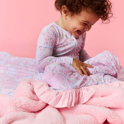 Josephine Ruffled Luxe Plush Patoo® Blanket