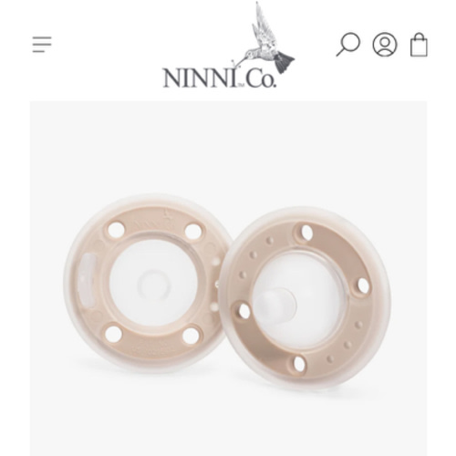 Ninni Pacifier Oatmeal 2 Pack