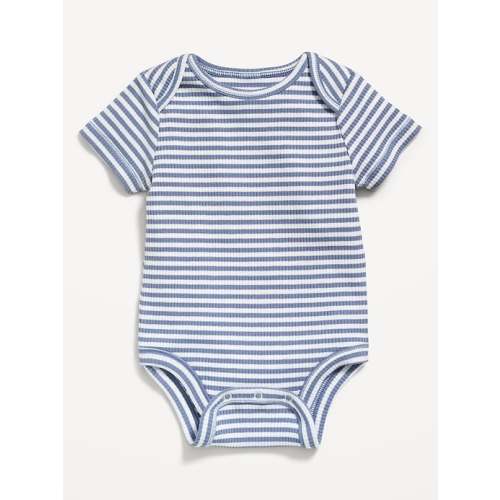 Short-Sleeve Ribbed Bodysuit for Baby