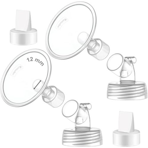 Maymom 21mm Flange and Duckbill Valve Compatible with Spectra S1 S2 9 Plus Replacment Pump Parts Not Original Spectra Flange Duckbill Valve
