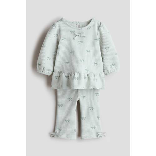 2-PIECE WAFFLED COTTON SET