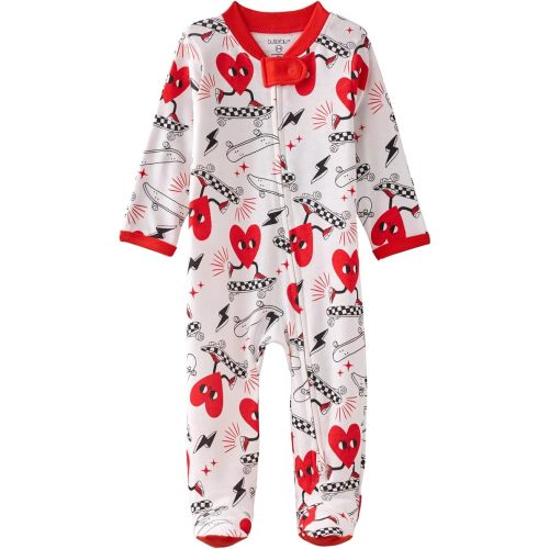 Butterblu Baby Boys' Scout Sleep & Play 100% Organic Cotton Footed Zip Front Sleeper Pajamas for Baby Boys
