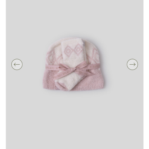 CozyChic Lite® Baby Fair Isle Beanie and Sock Set | Barefoot Dreams®