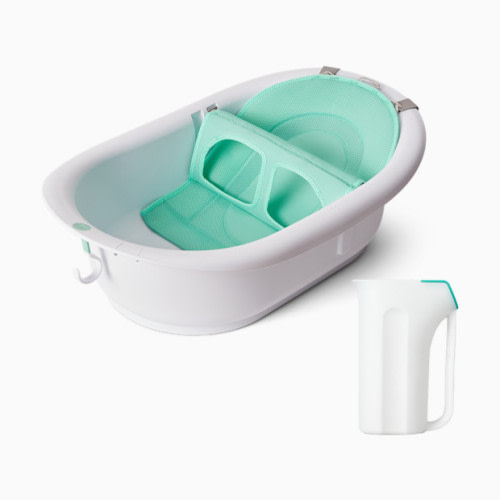 4-in-1 Grow With Me Bath Tub & Rinse Cup Bundle