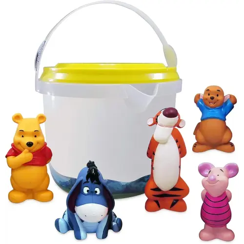 Disney Store Unisex-Children Bath Set (Winnie The Pooh) - Kids Bath Accessories with Beloved Disney Characters - Colorful and Fun Bath Time Essentials for Kids - Suitable for All Ages