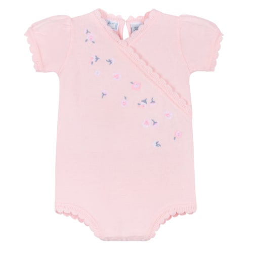 Girls Little Blossoms Knit Romper