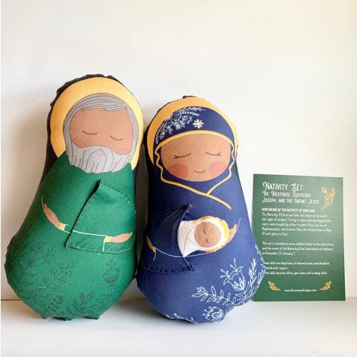 Holy Family Set "Snuggly Saints" Dolls *DIY FABRIC*