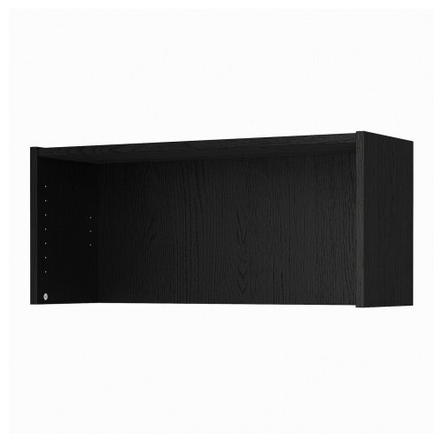 BILLY Height extension unit - black oak effect 32x11x14"