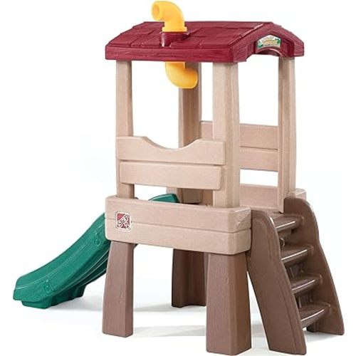Step2 Play Naturally Playful Lookout Treehouse, Kids Outdoor Playset, Backyard Playground Set, Slide, Ladder, Pivoting Periscope, Outside Jungle Gym, For Toddlers 1.5+ Years Old