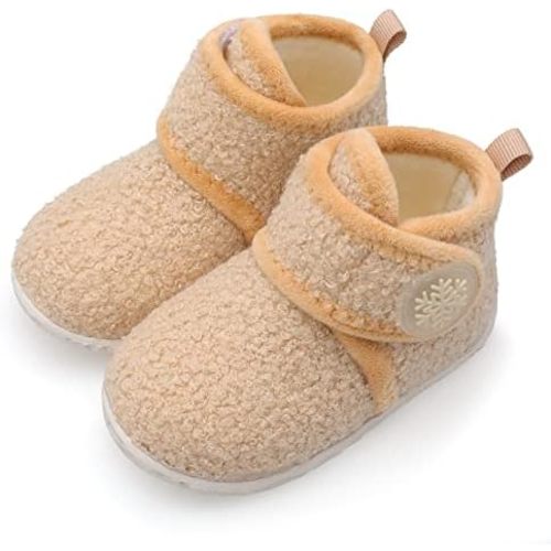 FEETCITY Baby Booties Girls Boys Infant Slippers First Walkers Shoes Warm Socks Newborn Crib Shoes