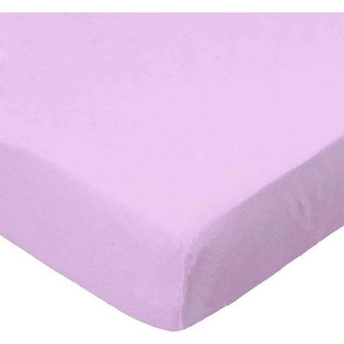 SheetWorld Baby Fitted Changing Pad Cover Sheet 16 x 33 inches, 100% Cotton Flannel Sheet, Unisex Boy Girl, Flannel FS13 - Lilac, Made in USA