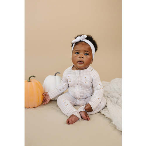 gingham goose bamboo pajamas // ZIPPY