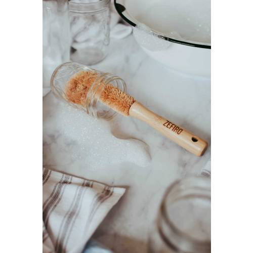Bottle Brush | Coconut Brush | Bamboo Brush | Bottle Scrubber | Baby Bottle Cleaning Brush | Eco Friendly Kitchen | Zero Waste Kitchen