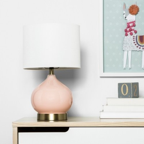 Glass Table Lamp - Cloud Island™ Pink