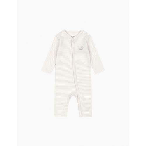 Fio Romper in Tea Stripe Gray Dawn