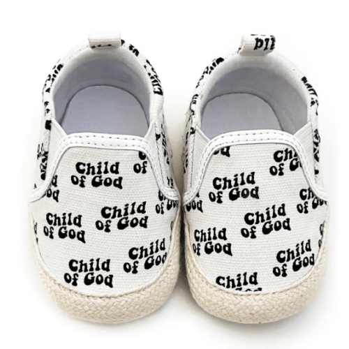 Child of God White Slip On Shoe