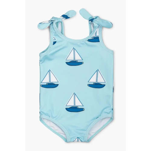 Tie Swimsuit One-Piece - Organic Baby, Toddler, & Kids Clothes - Monica + Andy