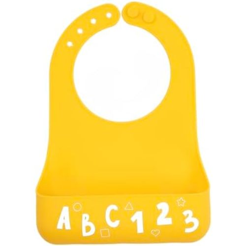 Bella Tunno Little Bites Bib – Silicone Baby Bibs for Infant Girls and Boys Ages 3-12 Months, BPA Free Soft Silicone Bib