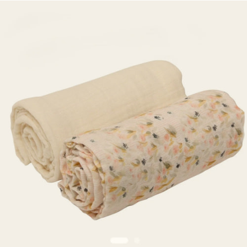 Set of 2 DOLI baby swaddles – Charlie Crane Paris