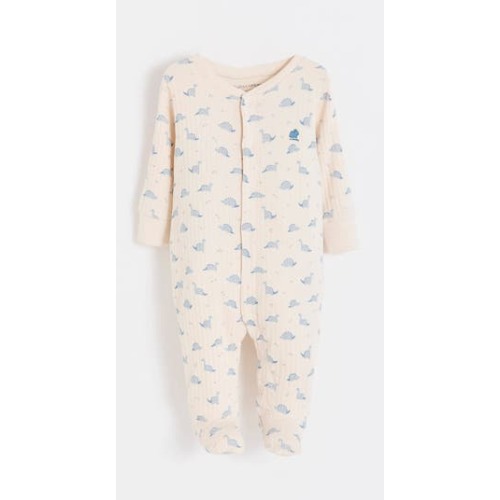 Dinomyte Front-Snap Footie for Infant, Newborn