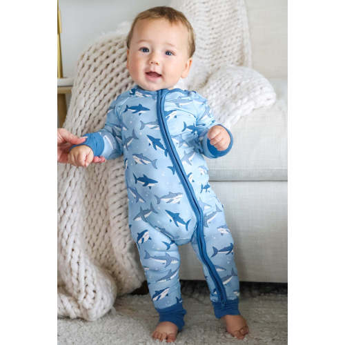 Convertible Zip Romper | Fin Friends