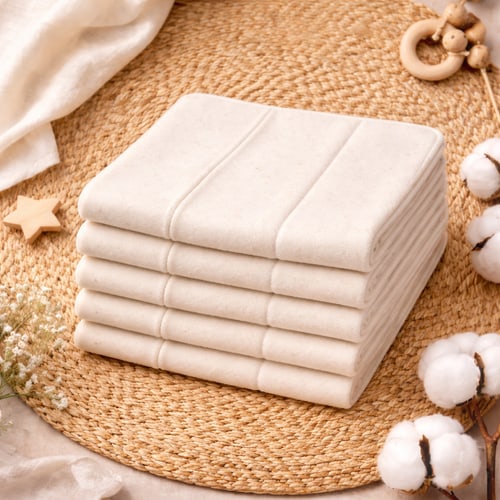 Organic Cotton Diapers 2 Pack