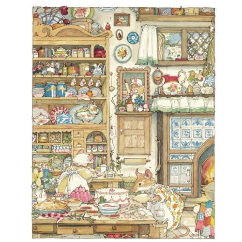"Picnic Preparations" Giclée Print - Brambly Hedge - Children's books and gifts