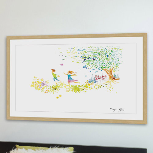 Marmont Hill Girl and Boy by Maya Gur Framed Print | Wayfair