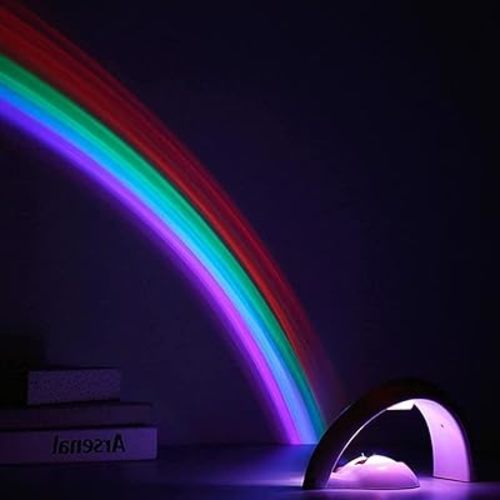LED Rainbow Projector Light Reflection - Rainbow Maker for Children Gift