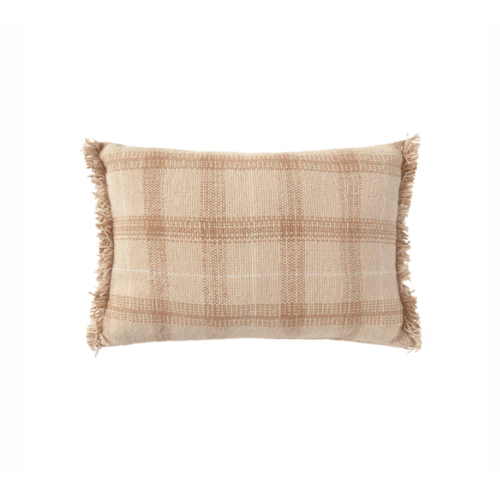 HANDLOOM CUSHION ROSE