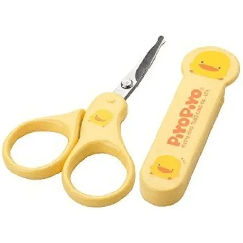 Piyo Piyo Yellow Baby Nail Scissors