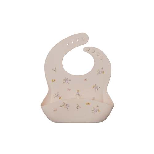 Silicone Baby Bib - Ditsy Floral
