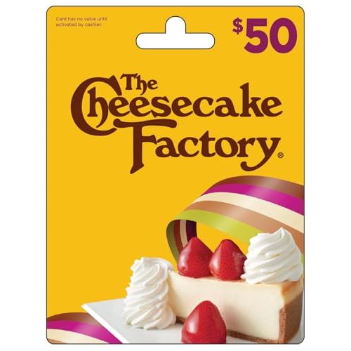 Cheesecake Factory The Physical Gift Card | Traditional - $50