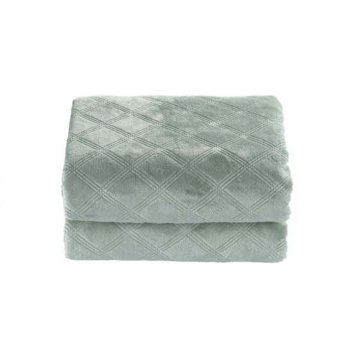 CREVENT Fuzzy Baby Throw Blanket Neutral, Super Soft Plush Blanket for Baby Boys and Girls/Newborns/Infant/Toddler (30"X40" Laurel Green)