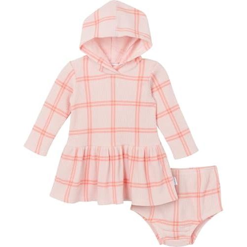 Gerber Baby Girls' Baby Girls' 2-piece Long-sleeve Dress and Diaper Cover Set